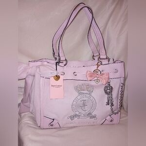 Juicy Couture Pink Large Tote Bag
